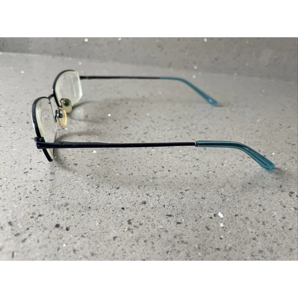 Unbranded WM1028 NV Navy Rectangle Full Rim 52-16-135 Eyeglasses Frames ONLY